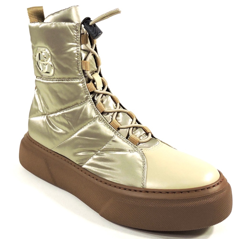 BALDININI🇮🇹WOMEN'S BEIGE WINTER BOOTIE - Picture 3 of 10